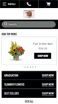 Mobile Screenshot of flowersbythestation.com