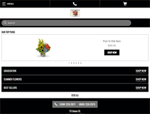 Tablet Screenshot of flowersbythestation.com